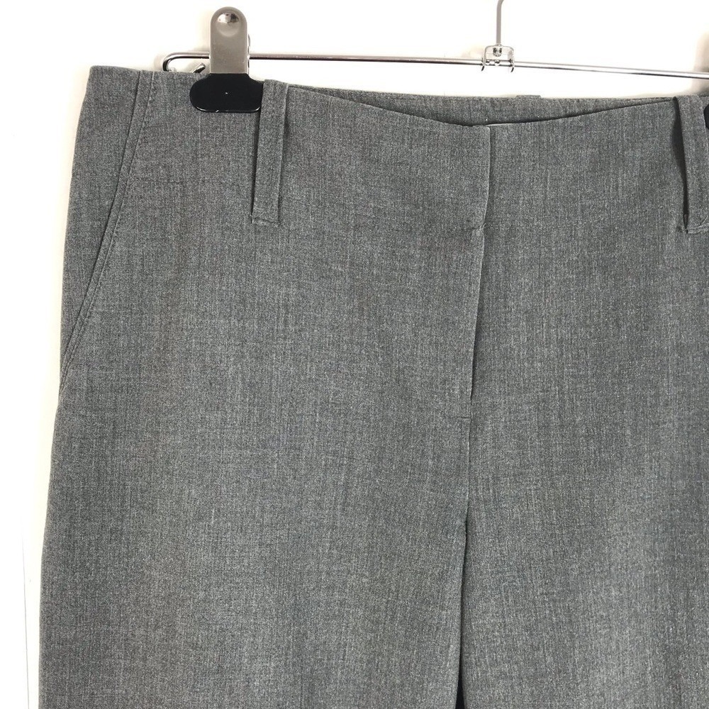 NEW YORK & COMPANY Stretch Gray Wide Leg Dress Pants Women's Size 6 Tall - Picture 4 of 7